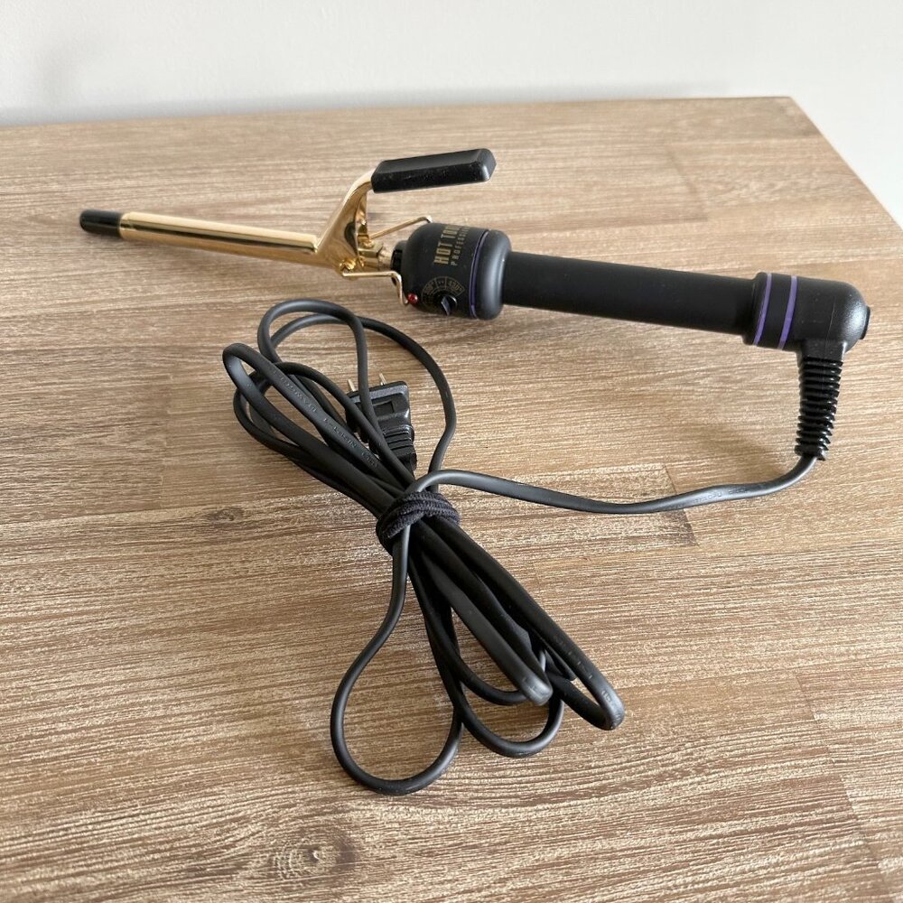 Hot Tools Professional 1/2' Inch 24K Gold Extra-Long Barrel Curling Iron/Wand
